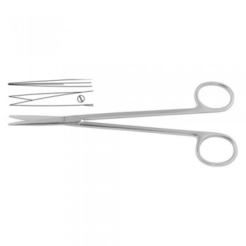 Metzenbaum-Nelson Dissecting Scissor Straight - Sharp/Sharp Stainless Steel, 20.5 cm - 8"